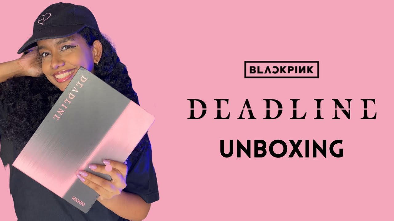 BLACKPINK DEADLINE Unboxing | Black ver. - YouTube