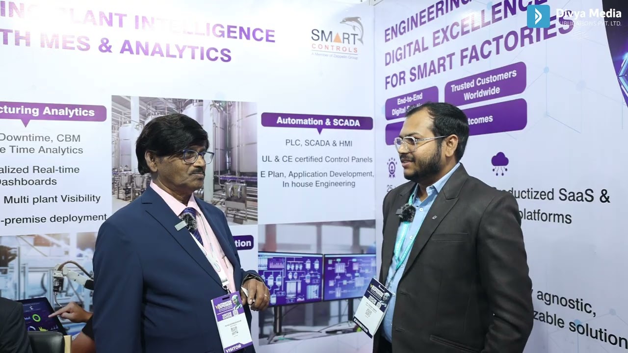 Divya Media at Automation Expo 2025 : Exclusive Product Introduction with SMART CONTROLS LTD.