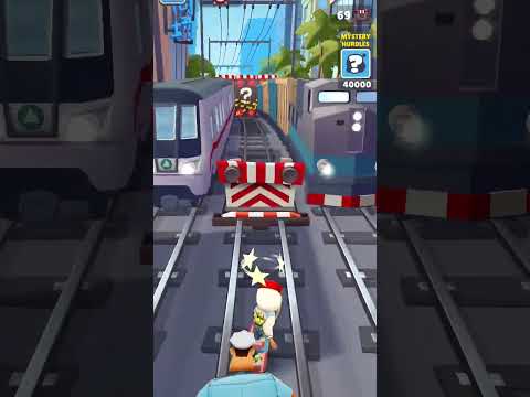 impossible 😱 dangerous mystery hurdle in Subway surfers #subwaysurfers #shorts #games