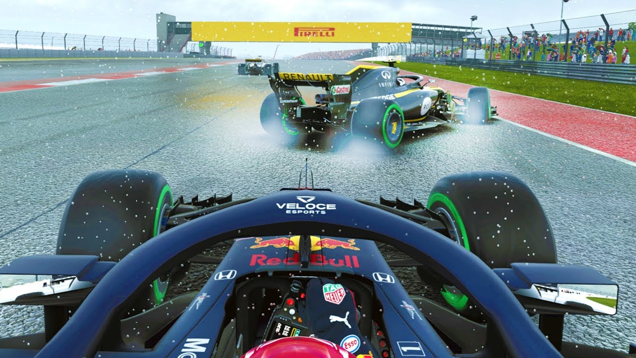 Controversy Between Team Mates Tense Race F1 18 Career Mode Part 123 Youtube