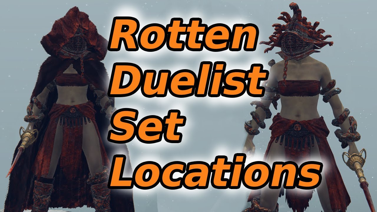 Elden Ring Rotten Duelist Armor Set Location and Guide YouTube