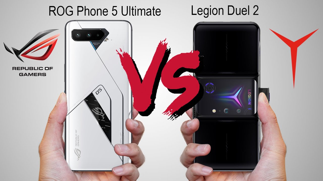 ASUS ROG Phone 5 Ultimate vs Lenovo Legion Duel 2 ||Animated Comparison||