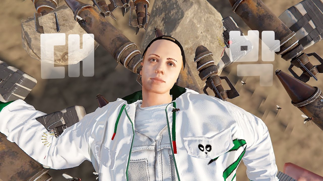 레이드 가던 녀석들을 죽였는데.. 와;;  【러스트】