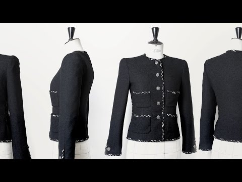 Video: How To Knit A Women's Chanel Jacket