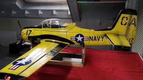 Aerial Concepts Belgium T-28 Trojan with Sound Module