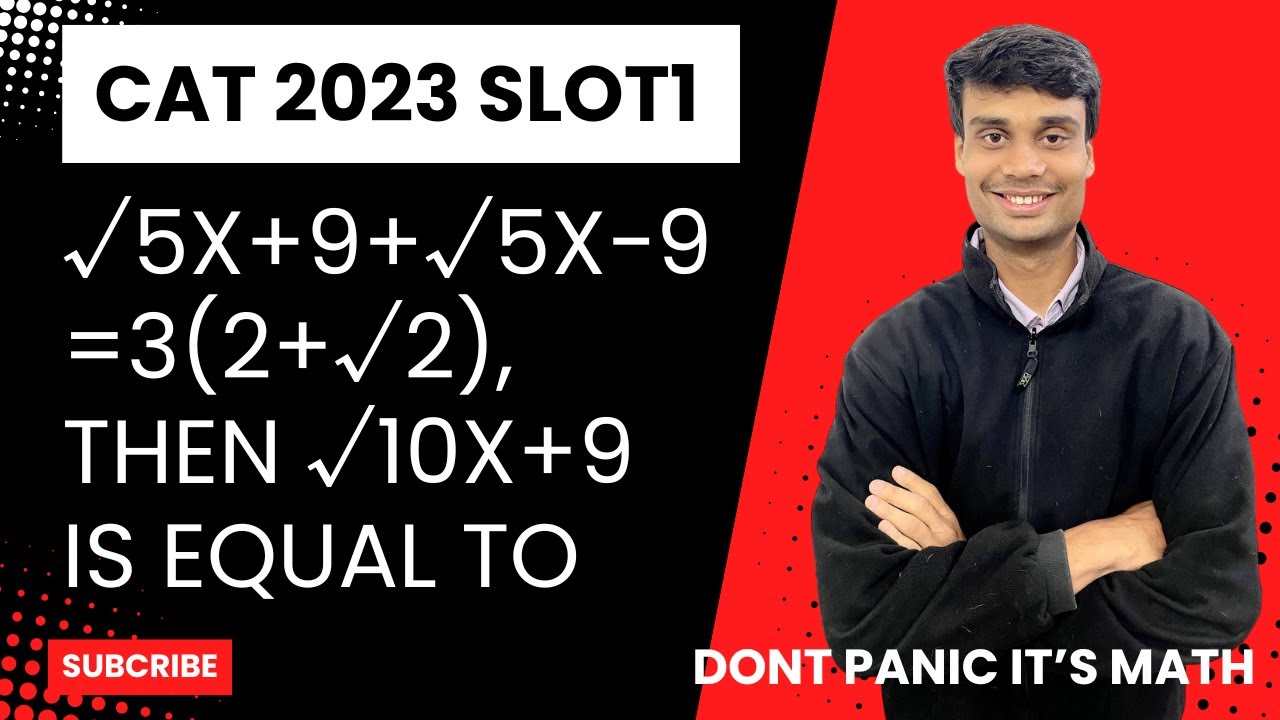if-5x-9-5x-9-3-2-2-then-10x-9-is-equal-to-cat-2023-s1-youtube