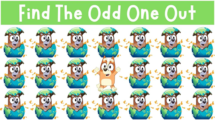 Find The Odd One Out: Bluey