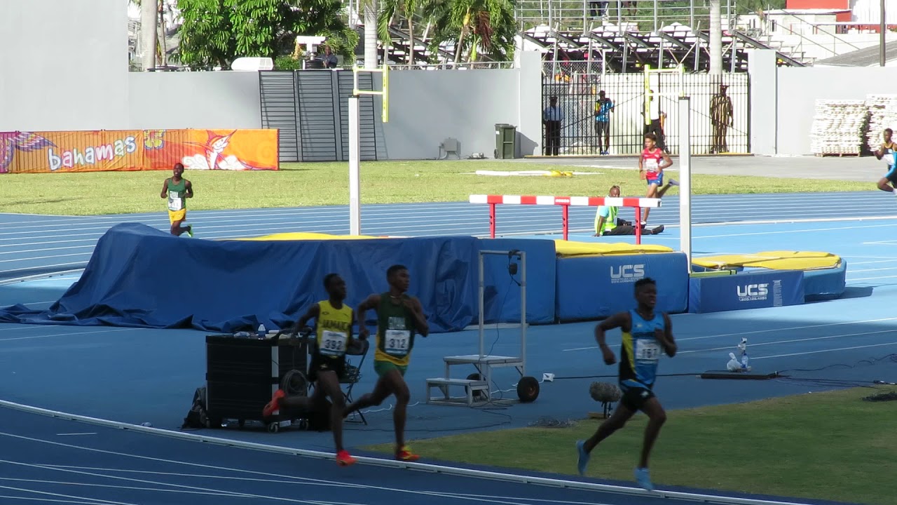 Carifta Games 2018 Bahamas - U17 boys 1500 meters final