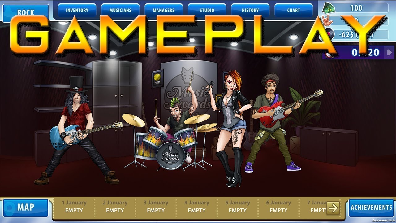 Music Awards Manager Gameplay PC ( 1080p 60fps )