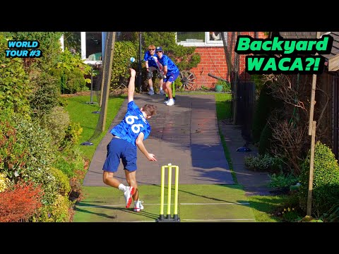 The QUICKEST Backyard Pitch in the WORLD? 🌍 | Backyard World Tour #3