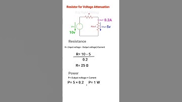 Resistor for Voltage Attenuation! #short #shorts
