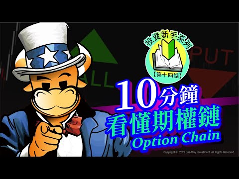 【期權新手入門】期權教學｜入門新手必學!  10分鐘看懂期權鏈 Option Chain ｜美股｜零基礎新手必看｜股票教學｜股票入門｜@OneWayInvestment