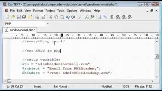 Sending Email in PHP Tutorial - Part 3 [Hindi]