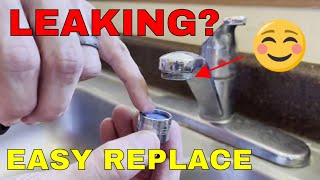 How to replace a sink aerator