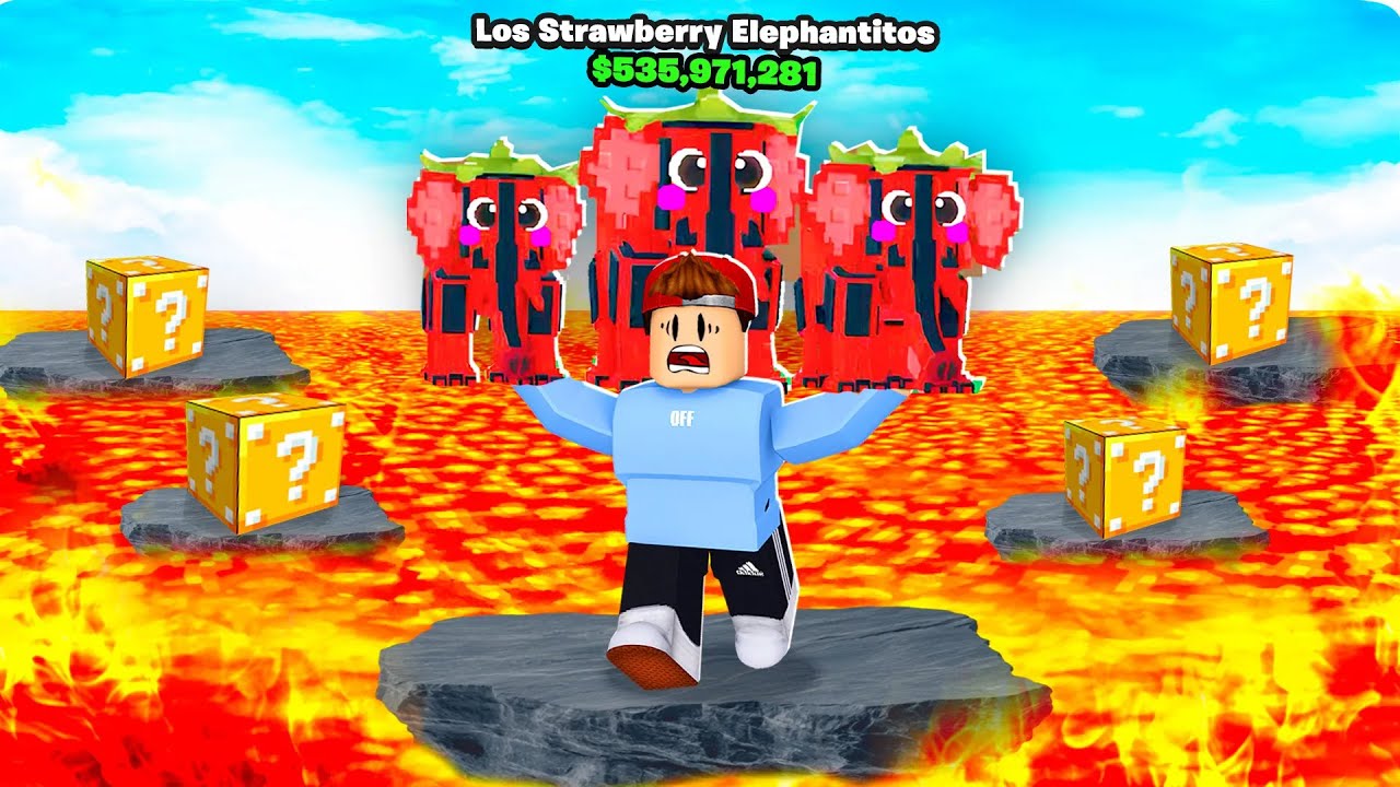 Ich ÖFFNE so lange LUCKY BLÖCKE bis ich STRAWBERRY bekomme!