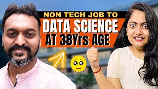 Shockingg😳Cracked DATA SCIENCE job at 38yrs age without experience🔥💯