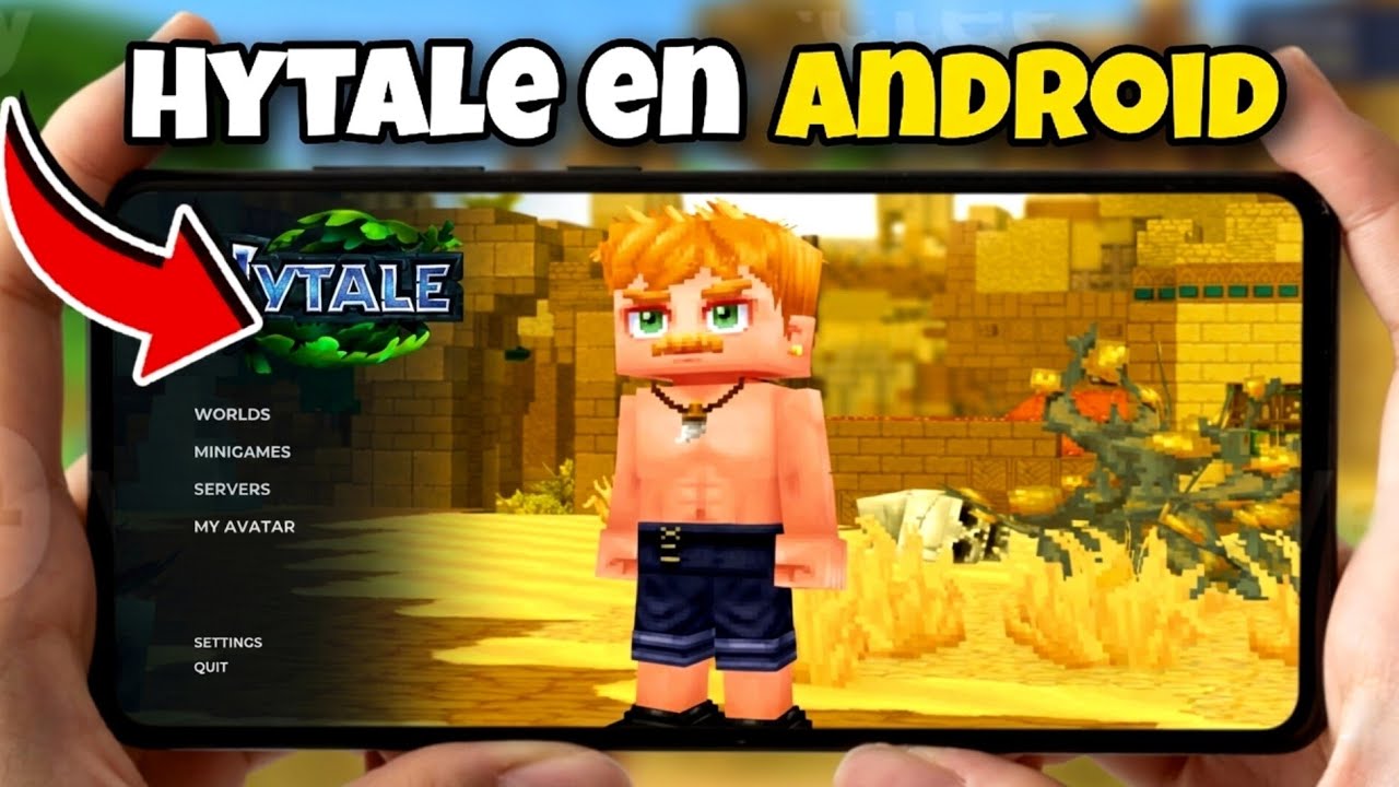 Jugué el juego de HYTALE para CELULARES ✅