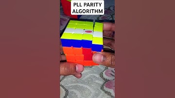 PLL parity algorithm on 4x4 Rubik