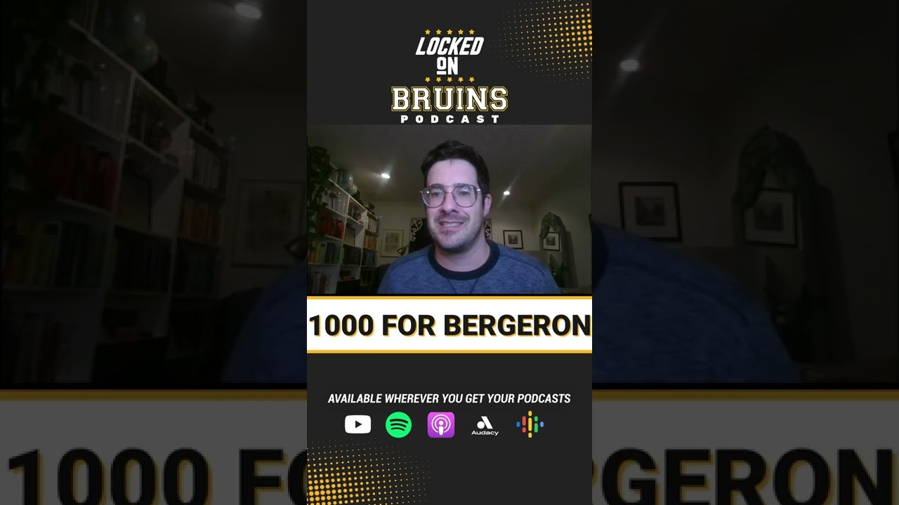 Patrice Bergeron gets 1000th point with assist in Bruins' win