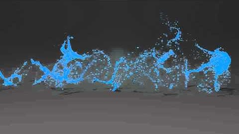 blender 3D - Text Dissolve 80K Particle