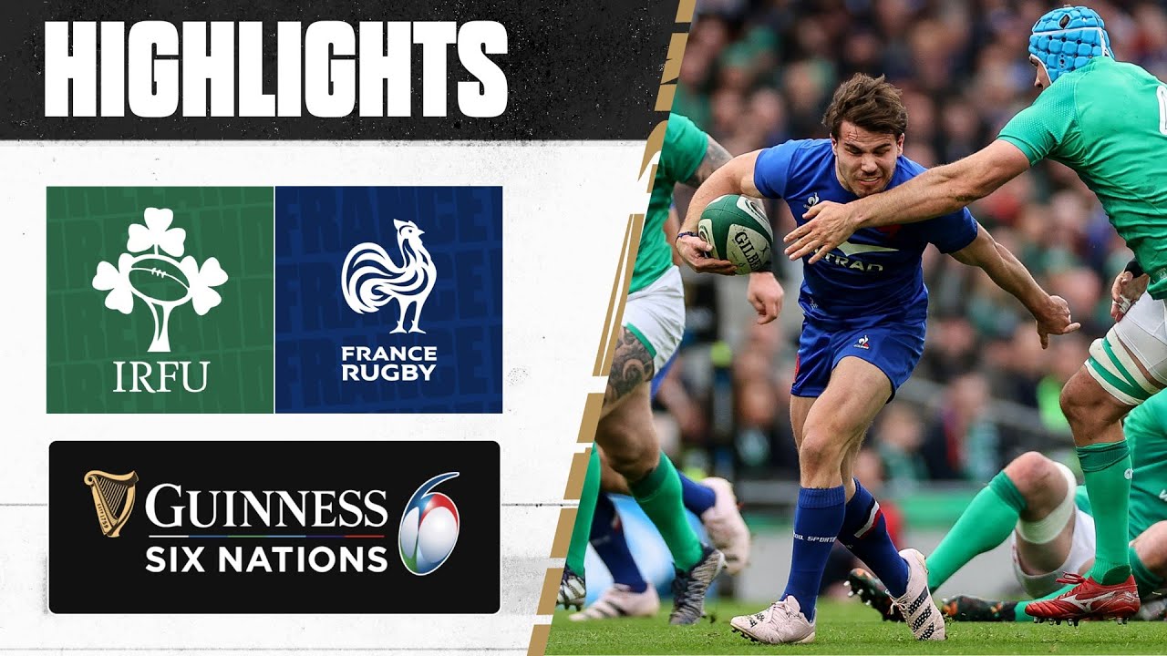 HIGHLIGHTS ☘️ Ireland v France 🇫🇷 2023 Guinness Six Nations