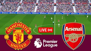 [LIVE] Manchester United vs Arsenal Premier League 23\/24 Full Match - Video Game Simulation