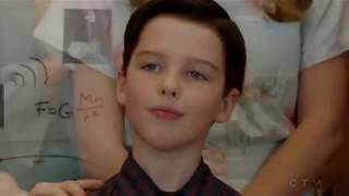 Sheldon lost science fair in school and he is in angry mood young Sheldon