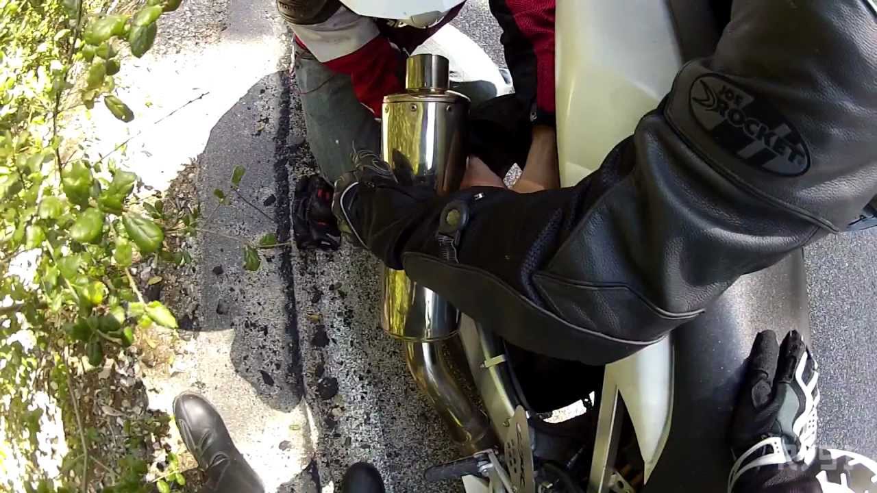 Banner! Ninja 250 Crash & Rynoride's Muffler - April 2012 AZ/CA San Diego Moto Vlogger Meetup