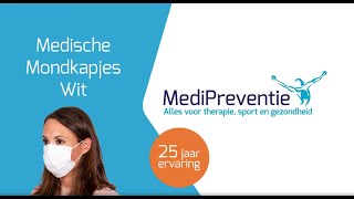 Medische mondkapjes Wit | Professionele mondmaskers