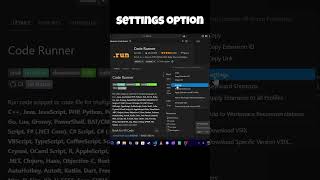 Code Runner | Best VScode Extensions⛓️‍💥 Part-1 #india #vscode #shorts #viral #trending #extension