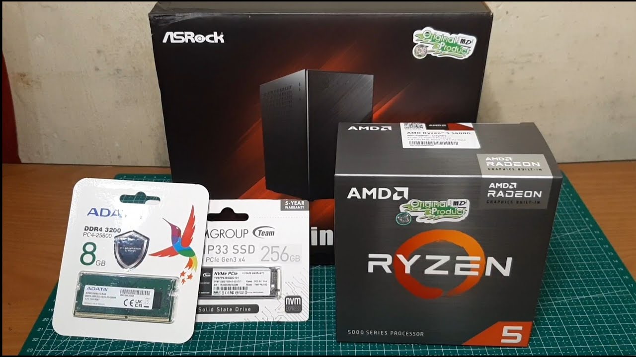 PC/タブレット デスクトップ型PC Ryzen 5 5600G + ASRock Deskmini X300 (Mini PC)