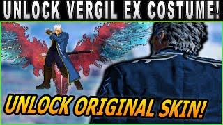 How to UNLOCK Vergil EX Costume ALL CUTSCENES | Devil May Cry 5
