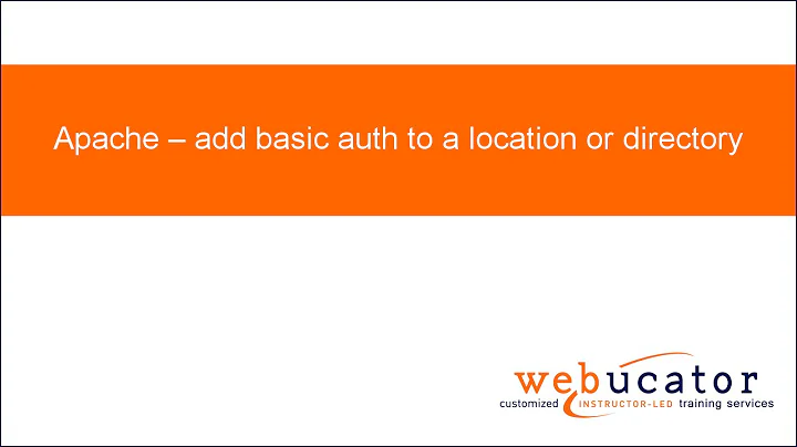 Apache – add basic auth to a location or directory