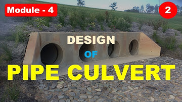 M4_2 - Design of Pipe Culvert