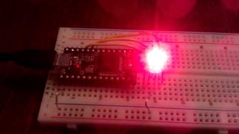 Teensy 3.0 + RGB LED