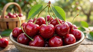 World's Largest Cherry Processing Factory 🍒 |Amazing Cherry Processing Technology |Mega Food Factory