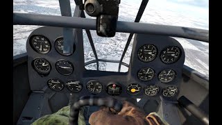 Первый бой на Як-2 КАББ в VR шлеме, War Thunder. Учусь играть по приборам без интерфейса.