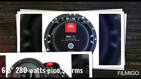 Bocina 6.5" db drive euforia