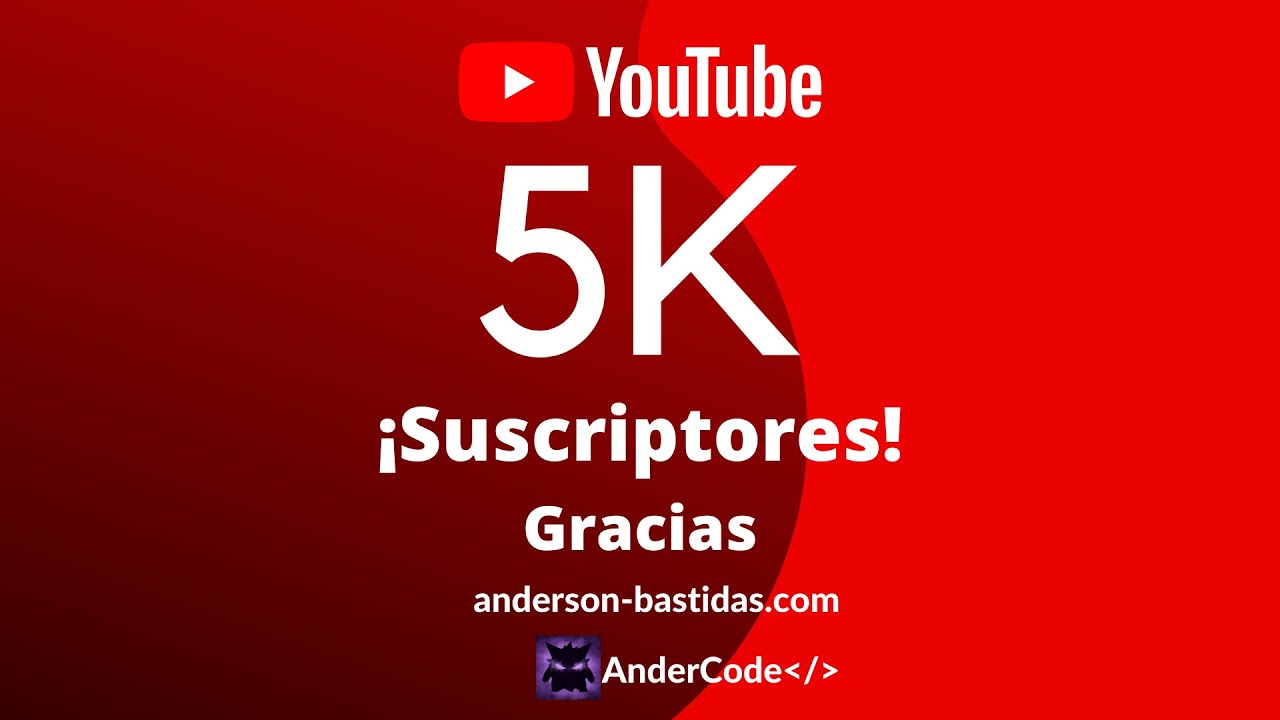 🎁5k Suscriptores - Muchas Gracias