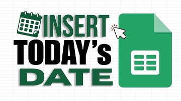 How to Insert Today’s Date Instantly | Google Sheets (3 Simple Ways)