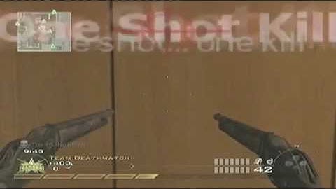 Modern warfare 2 1 Bullet 4 Kills QUAD