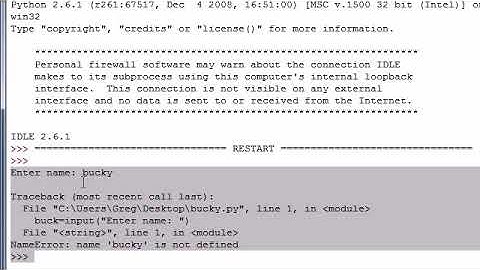 Python Programming Tutorial   8   Raw Input
