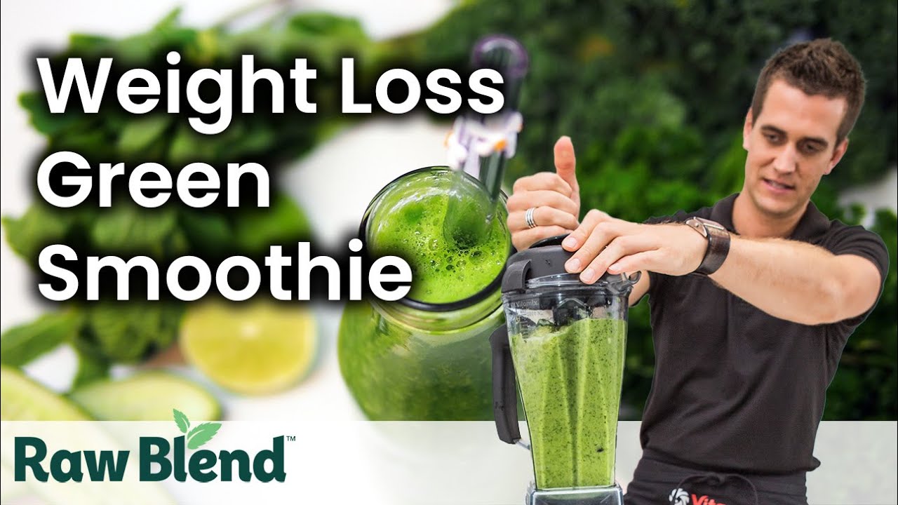 How to a Weight Loss Green Smoothie in a Vitamix Blender | Recipe - YouTube