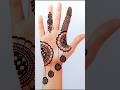 simple mehndi designs || #mehndi #youtubeshorts #henna #mehandi