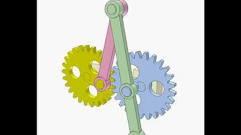 Gear and linkage mechanism 15480p | Mechanical Design Concepts And Mechanisms