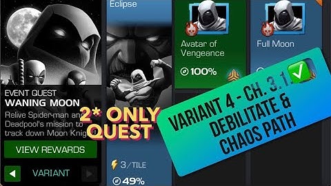 Variant #4 Ch. 3.1 - vs Rogue, Yellow Jacket, Rocket Raccoon, Magik, Rhino, Moon Knight | Chaos