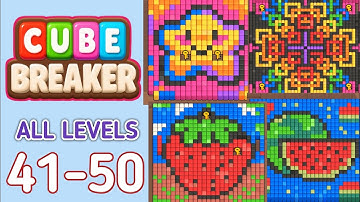 Cube Breaker All Levels 41-50 Walkthrough Solution