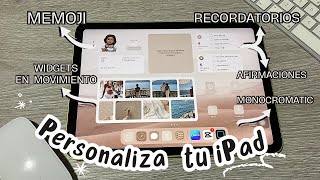 How to customize your iPad with minimalist and functional icons - Widgets, shortcuts, and Memoji screenshot 5