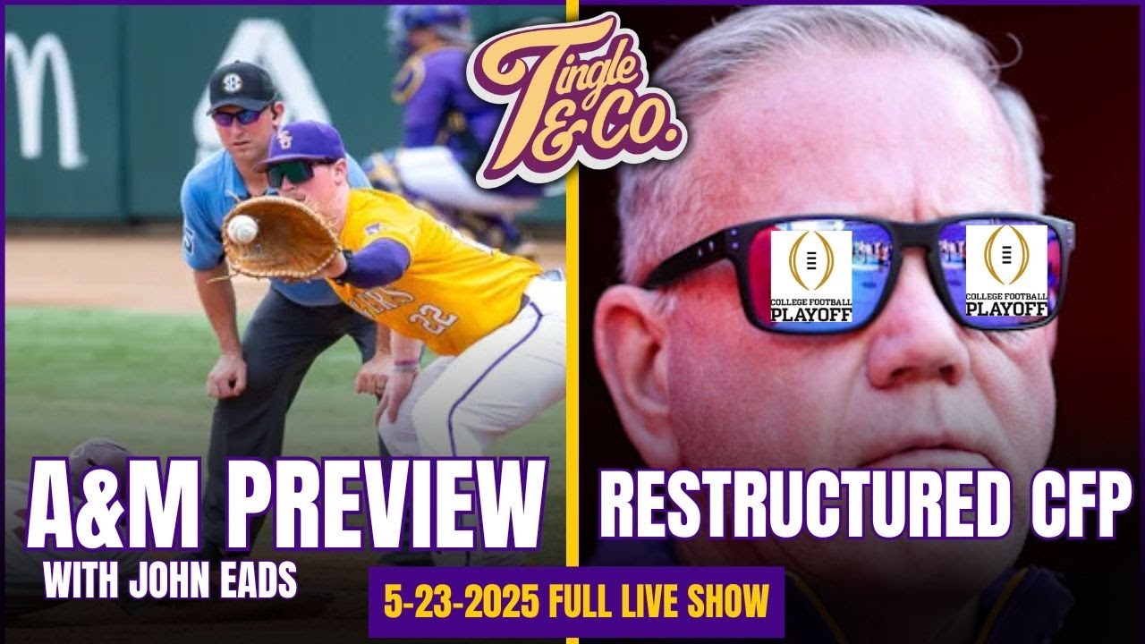 LSU Baseball Quarterfinal vs A&M w/ John Eads | 99 DAYS TIL KICK | How ...