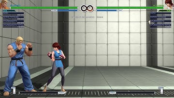 KOF XIV - Yuri: 3F safe jump set up (1PG - 1250)